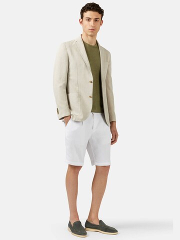 Boggi Milano Regular Fit Blazer i beige