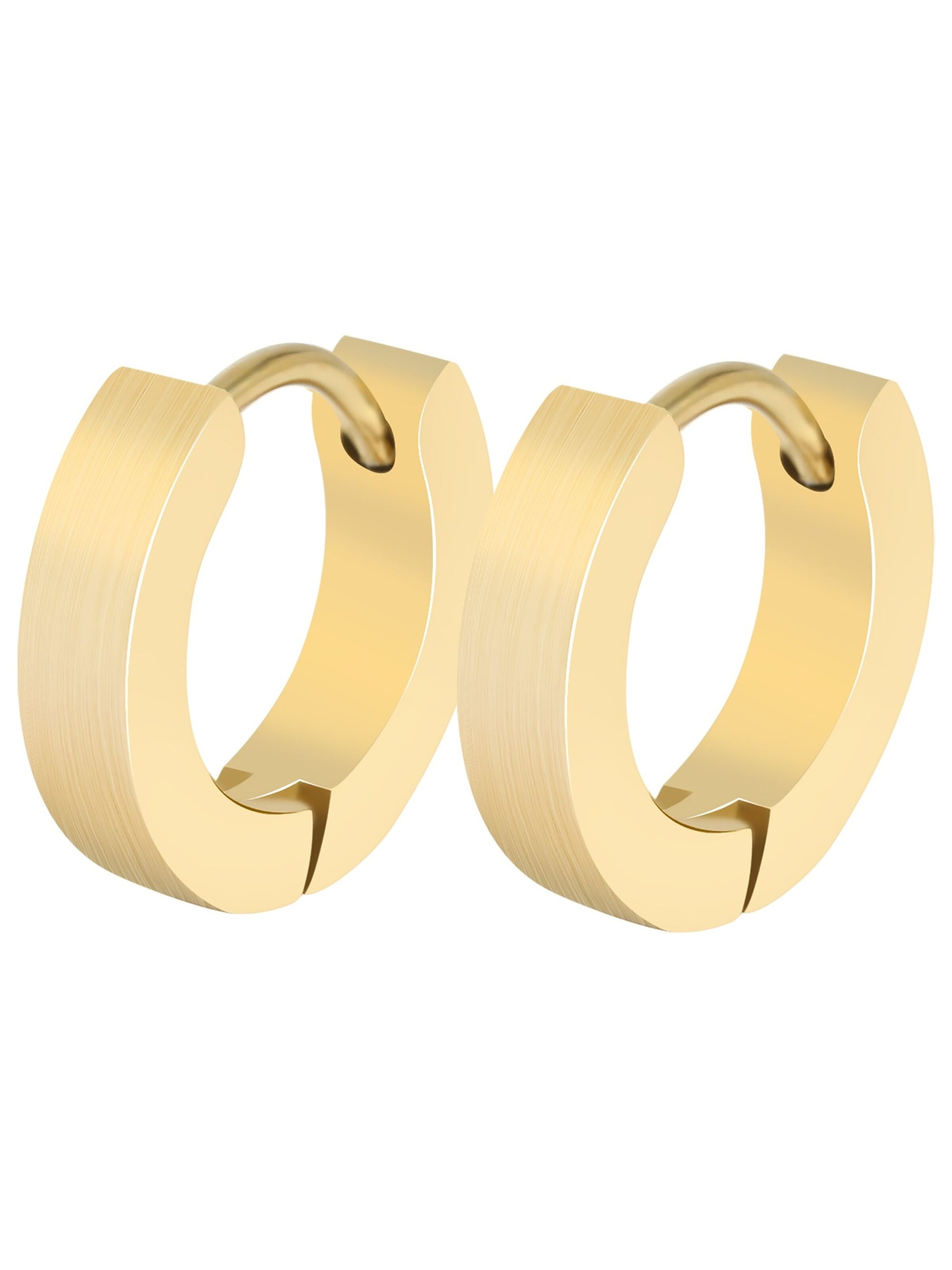 Akzent Ohrringe 'Inu'‌‌‌‌‌ in Gold: Vorderseite