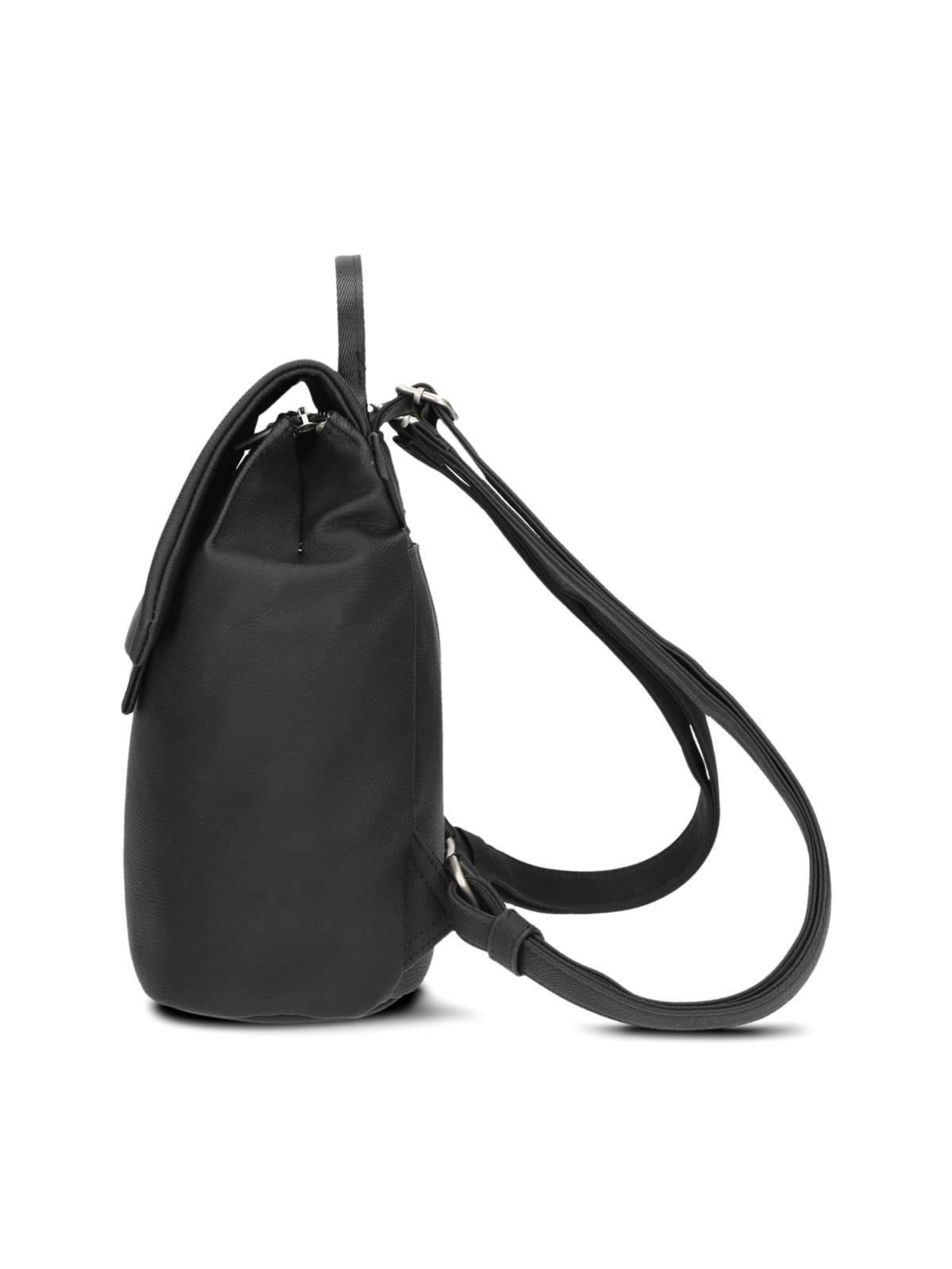 ZWEI Rucksack 'MADEMOISELLE.M MR8'‌‌‌‌‌ in Schwarz