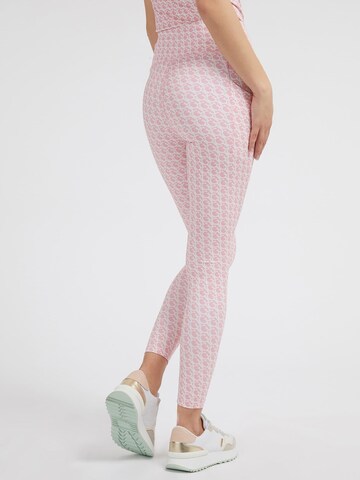 GUESS Skinny Workout Pants in Pink
