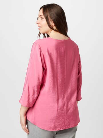 SAMOON Blus 'Las Vegas' i rosa