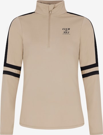 PROTEST Sportsweatshirt 'PRTPRUE' in Braun: Vorderseite