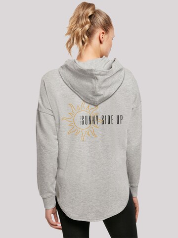 Sweat-shirt 'Sunny side up' F4NT4STIC en gris : devant