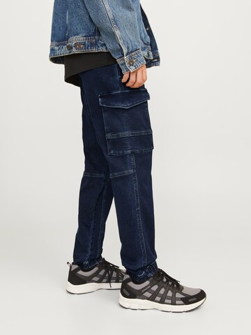 JACK & JONES Regular Cargojeans 'JJIPAUL JJFLAKE' i blå