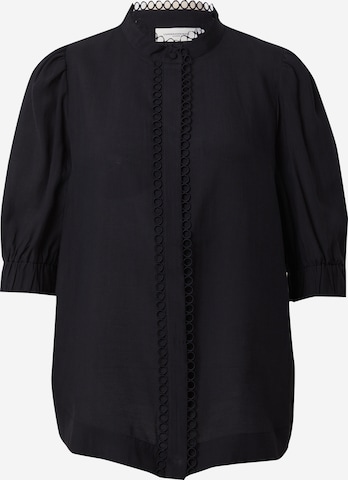 Copenhagen Muse Blouse 'MOLLY' in Zwart: voorkant