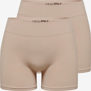 Leggings 'ONLVicky' ONLY en marron : devant