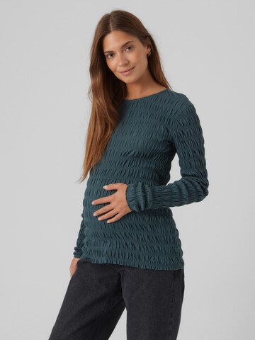 MAMALICIOUS Bluse 'ELISE' i grøn: forside