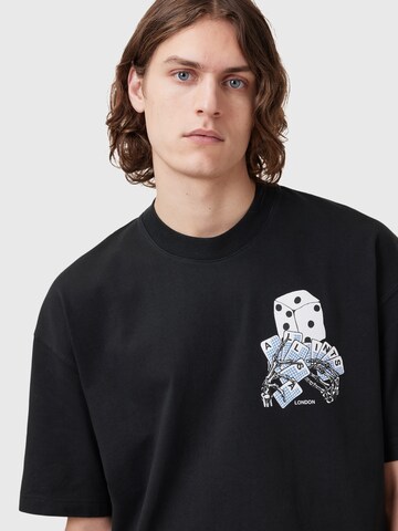 AllSaints Koszulka 'DEALT' w kolorze czarny