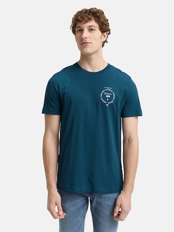 TOM TAILOR DENIM Shirt in Groen: voorkant