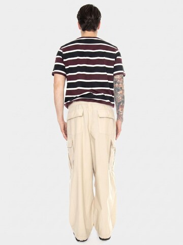 Obey Baggy Trousers 'Giant Parachite' in Beige