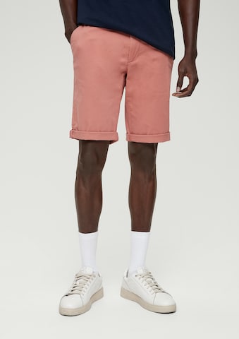 s.Oliver Slimfit Shorts 'Austin' in Orange: predná strana