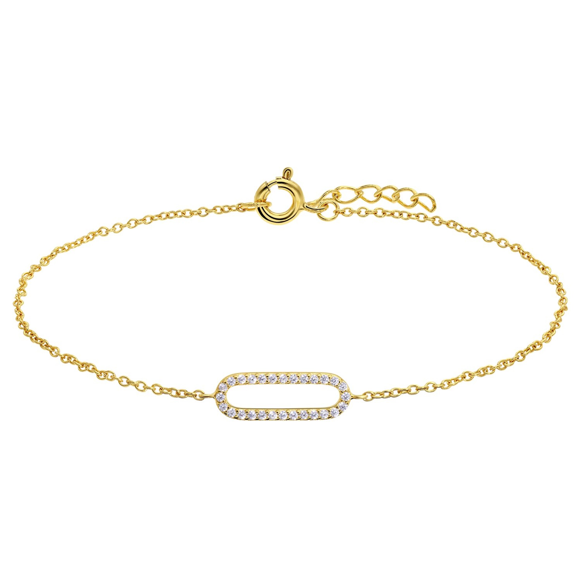 Lucardi Bracelet in Gold: front