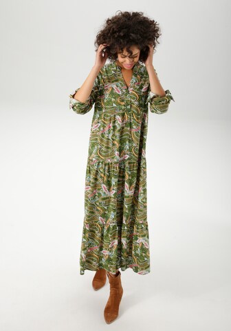 Aniston CASUAL Kleid in Grün: Vorderseite