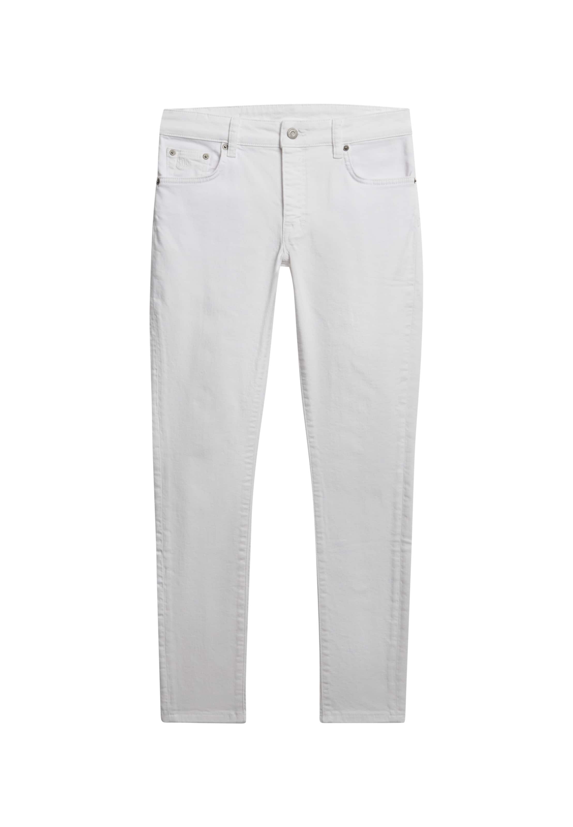 Superdry & Co Skinny Jeans in White: front