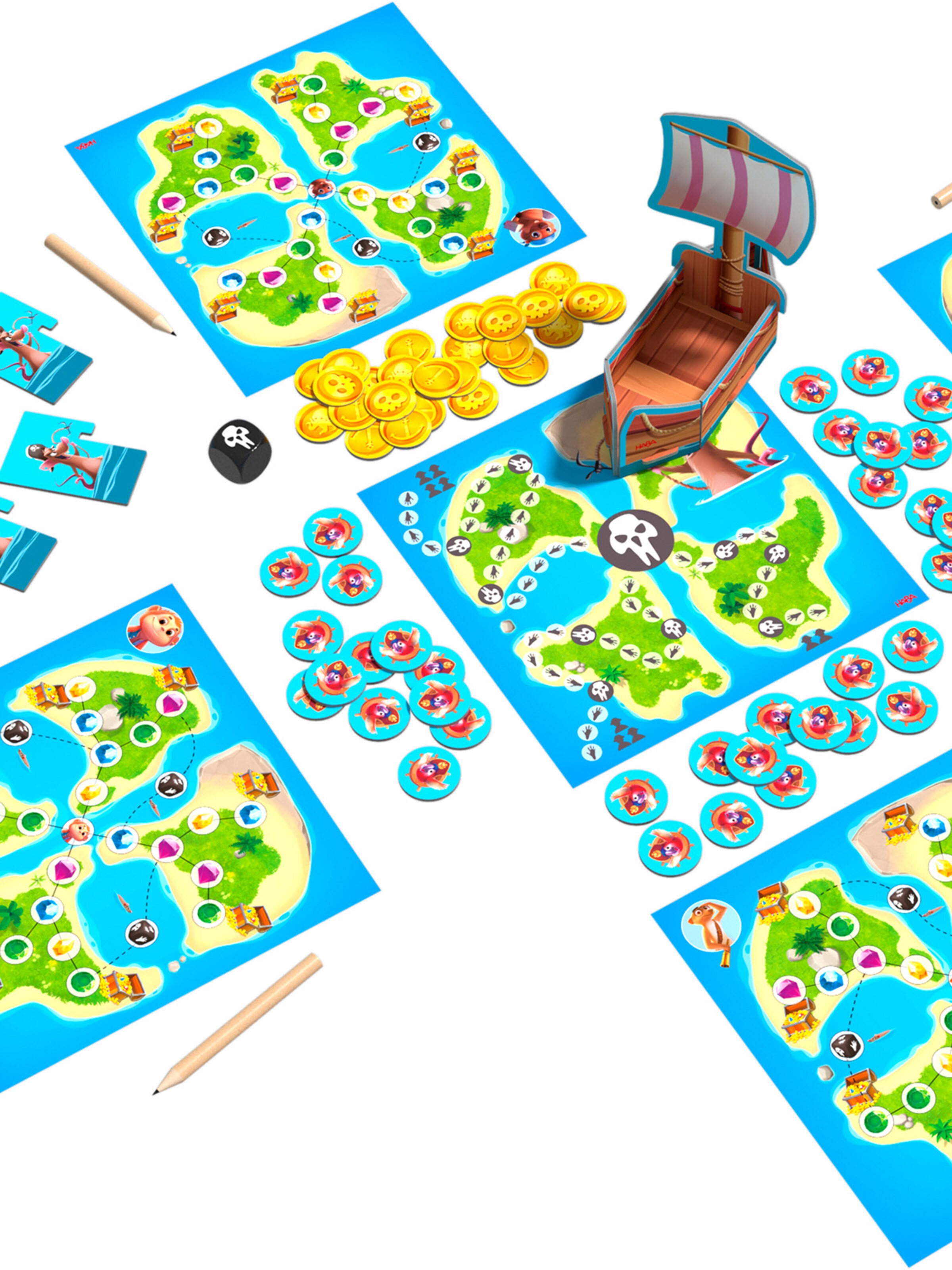 HABA Spel ' Schatzkarte Ahoi ' in Gemengde kleuren