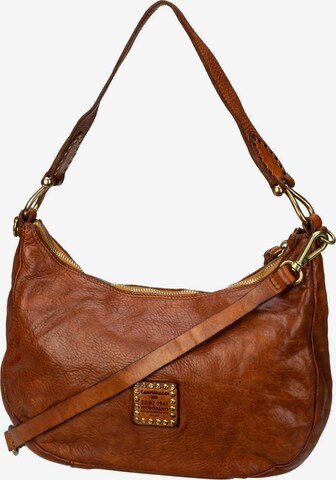 Campomaggi Shoulder Bag 'Grecale' in Brown: front