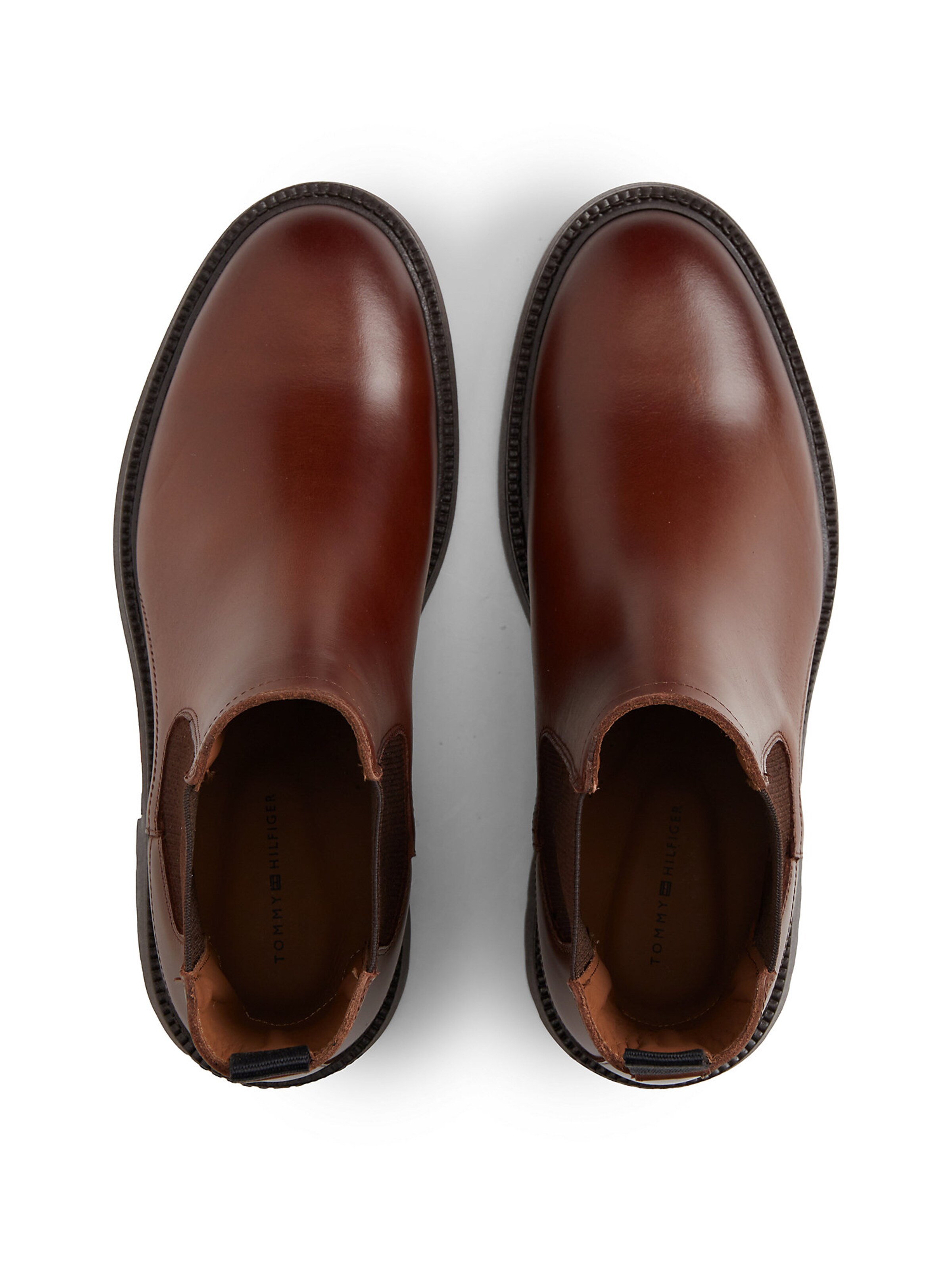 TOMMY HILFIGER Chelsea Boots in Braun