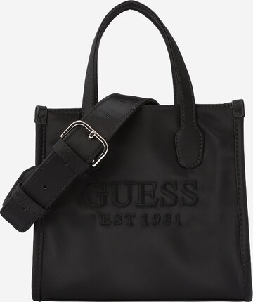 GUESS - Bolso de mano 'Silvana' en negro: frente