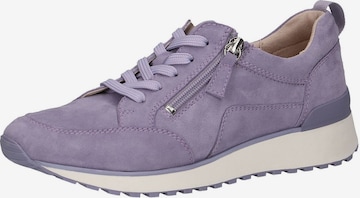 CAPRICE Athletic Lace-Up Shoes in Purple: front