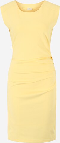 Kaffe Pouzdrové šaty 'India' – žlutá: přední strana