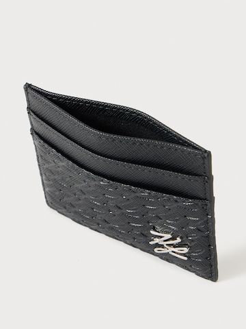 Karl Lagerfeld Kartenetui 'K/AUTOGRAPH' in Schwarz