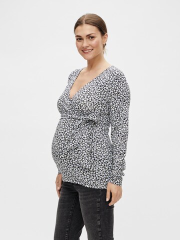 MAMALICIOUS Shirts 'Sannie' i sort: forside