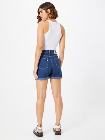 MUD Jeans Slimfit Shorts 'Marilyn' in Blau