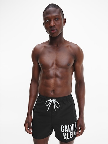 Calvin Klein Swimwear Plavecké šortky - Čierna