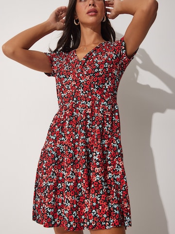 Happiness İstanbul Jurk in Rood