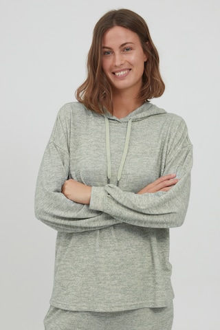 Fransa Sweatshirt in Green: front