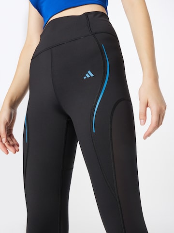 ADIDAS PERFORMANCE Skinny Παντελόνι φόρμας 'Tailored Hiit Luxe ' σε μαύρο