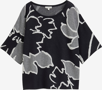 melns TOM TAILOR Džemperis: no priekšpuses