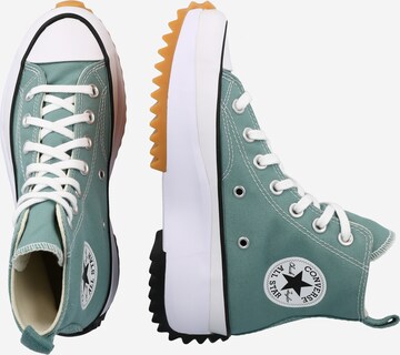 Sneaker alta di CONVERSE in verde