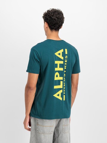 ALPHA INDUSTRIES Shirt in Blau: Vorderseite