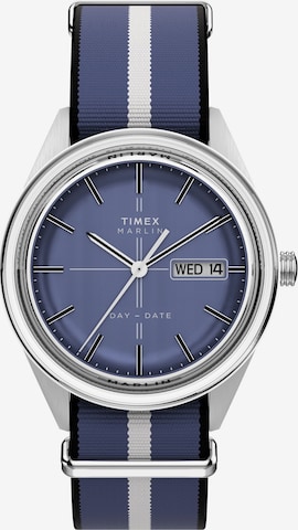 Orologio analogico 'Marlin Jet' di TIMEX in blu: frontale