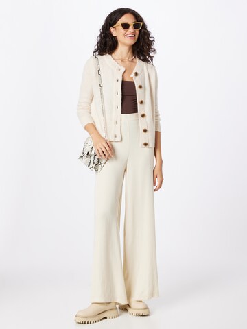 SELECTED FEMME Gebreid vest in Beige