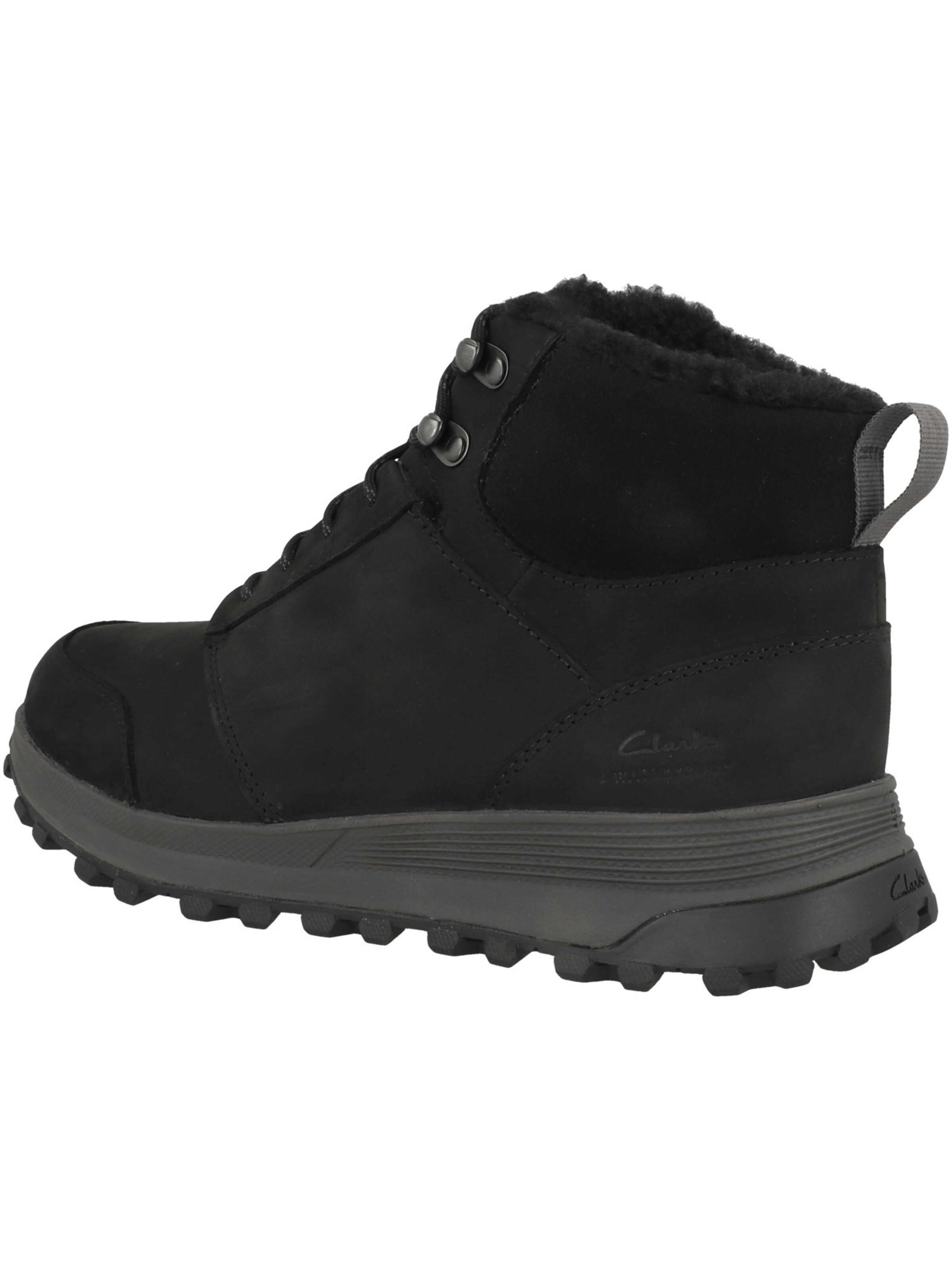 CLARKS Schnürboots in Schwarz