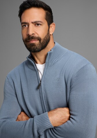 Man's World Strickjacke in Blau