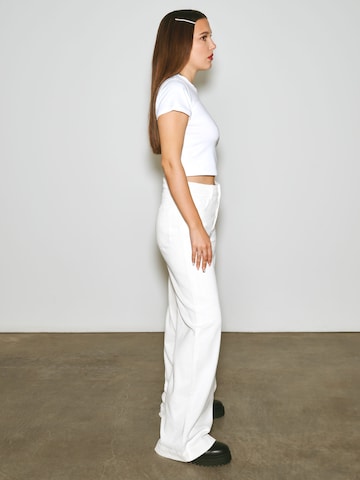 Wide Leg Pantalon 'Poinsettia' florence by mills exclusive for ABOUT YOU en blanc