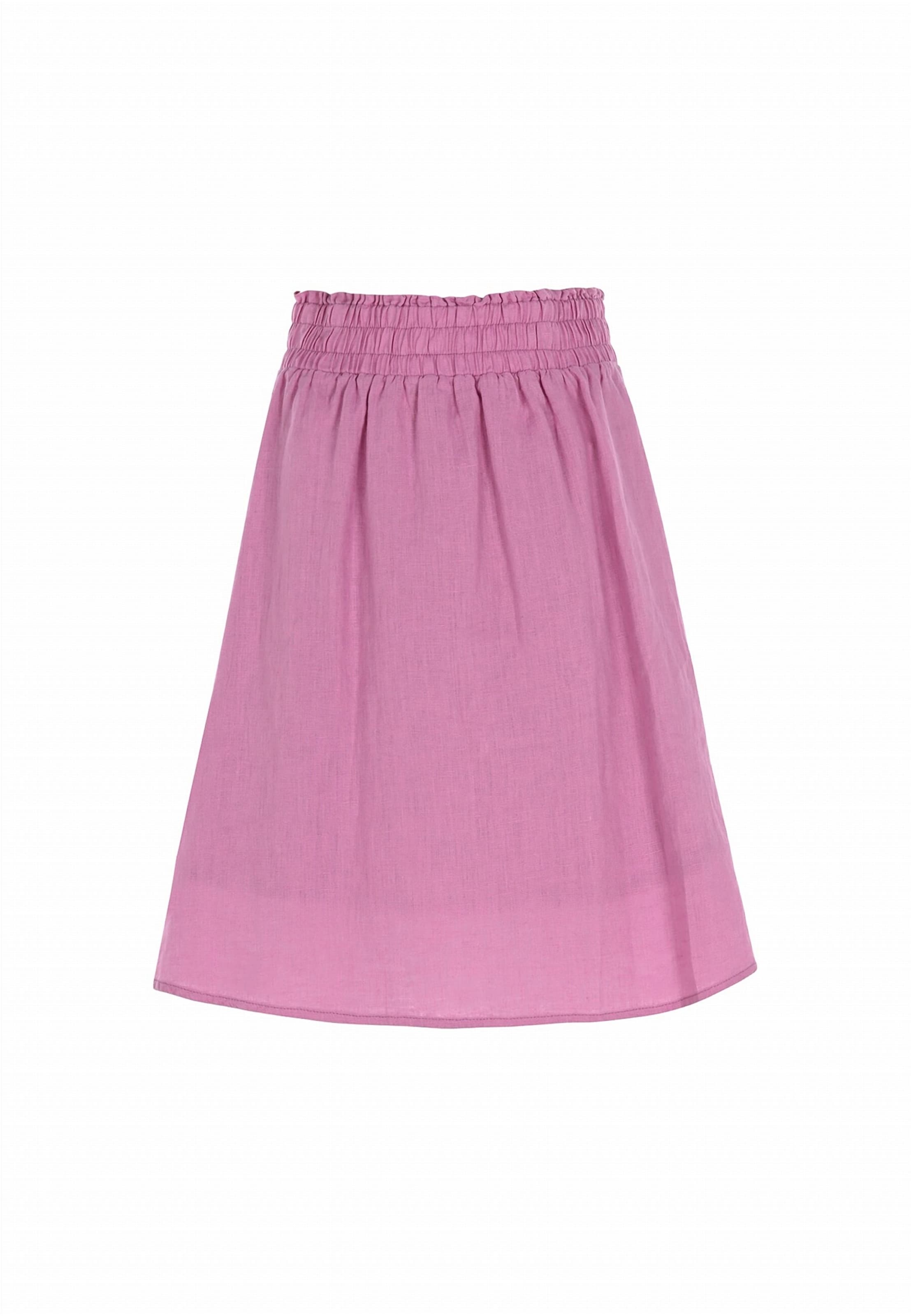 FRESHLIONS Midirock 'Belli' in Pink: Vorderseite