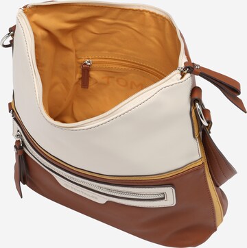 TOM TAILOR Schultertasche 'Jule' in Beige