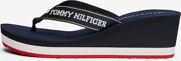 Sandales TOMMY HILFIGER en bleu : devant