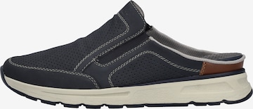 Rieker Mules in Blue: front