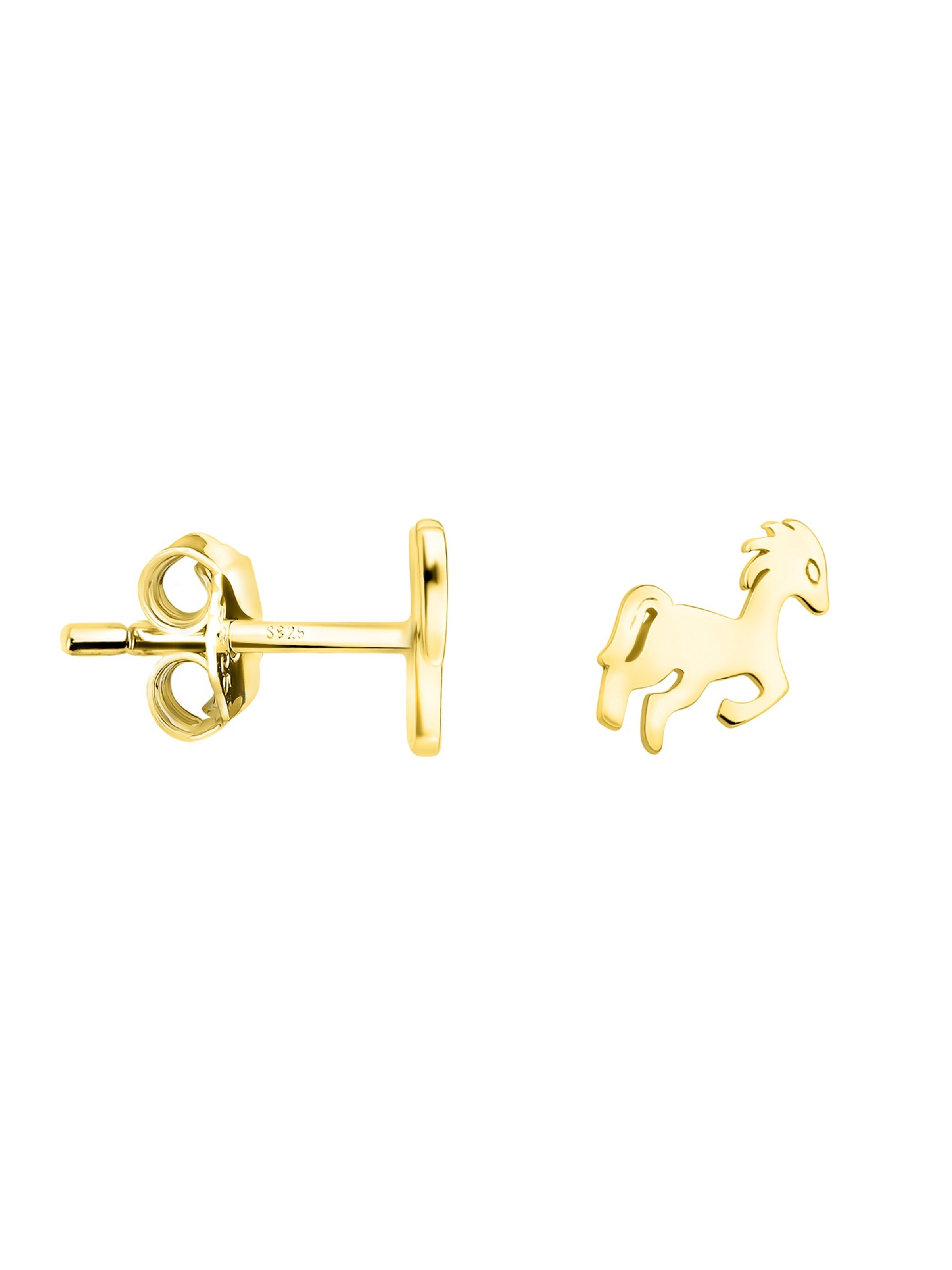 Sofia Milani Ohrringe 'Horse'‌‌‌‌‌‌‌ in Gold: Vorderseite