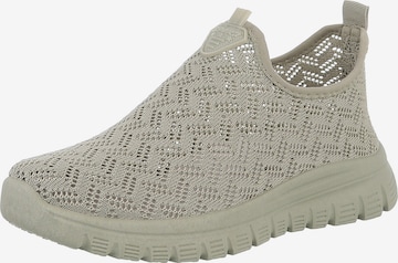 Ital-Design Slip-Ons in Green: front