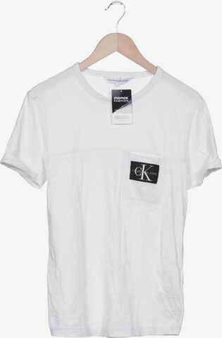 Calvin Klein Jeans Shirt in S in White: front