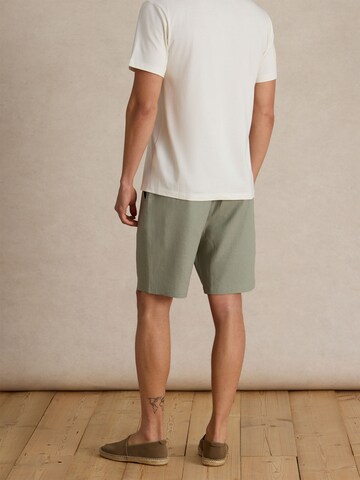 DAN FOX APPAREL Regular Broek 'Leonas' in Groen
