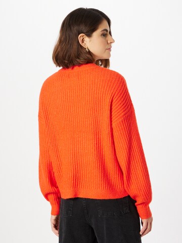 PIECES Sweater in Orange