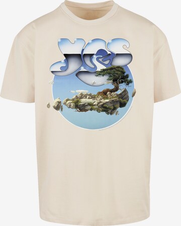 F4NT4STIC T-Shirt 'YES Chrome Island' in Beige: predná strana