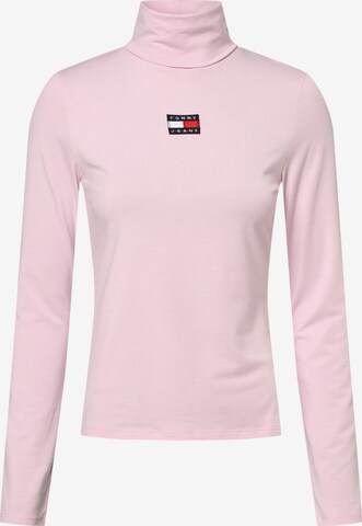 Tommy Jeans Shirt in Roze: voorkant